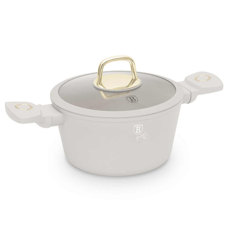  BH/8070N,BH/8070,Cacerola con tapa 20cm,Crema Mate,cacerola 20 cm,cacerola,olla,cacerola con tapa,utensilios de cocina,cocina,Ollas y cazuelas