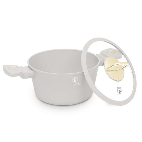  BH/8070N,BH/8070,Cacerola con tapa 20cm,Crema Mate,cacerola 20 cm,cacerola,olla,cacerola con tapa,utensilios de cocina,cocina,Ollas y cazuelas