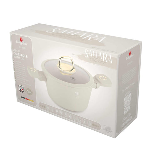  BH/8070N,BH/8070,Cacerola con tapa 20cm,Crema Mate,cacerola 20 cm,cacerola,olla,cacerola con tapa,utensilios de cocina,cocina,Ollas y cazuelas