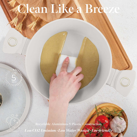  BH/8071,BH/8071N,Cacerola con tapa 24cm,Crema mate,cacerola 24 cm,cacerola,olla,cacerola con tapa,batería de cocina,cocina,Ollas y cazuelas