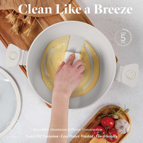  BH/8072,BH/8072N,Cacerola con tapa 28cm,Crema mate,cacerola 28 cm,cacerola,olla,cacerola con tapa,utensilios de cocina,cocina,Ollas y cazuelas