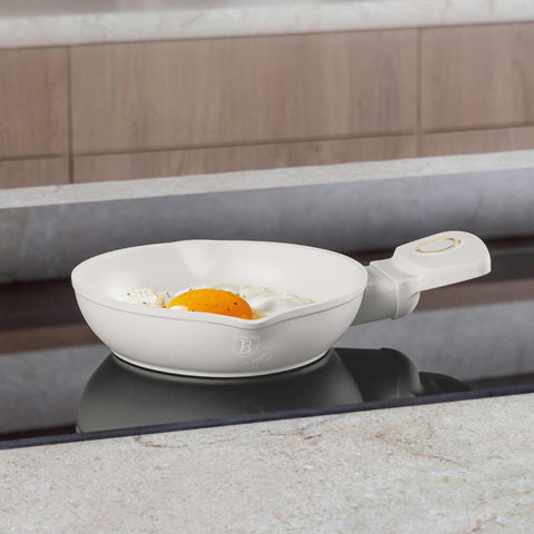  BH/8076, Mini sartén 16cm, Crema Mate, mini sartén 16 cm, mini sartén, sartén, utensilios de cocina, cocina, sartenes