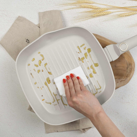  BH/8079, juego de 3 sartenes, crema mate, juego de 3 sartenes b., sartén, juego de sartenes, sartén, juego de sartenes, sartén para parrilla, utensilios de cocina, cocina, sartenes, juego de sartenes