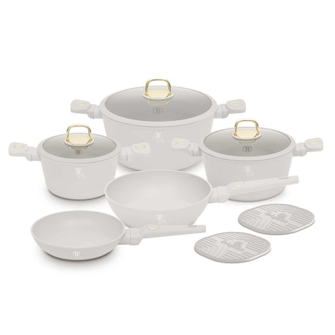  BH/8080NN, juego de utensilios de cocina de 10 piezas, crema mate, juego de utensilios de cocina de 10 piezas c., juego de utensilios de cocina, ollas y sartenes, juego de ollas y sartenes, juego, cocina, utensilios de cocina, ollas y cazuelas