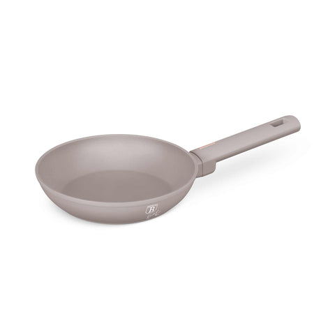 Product image of Frypan 20cm. Part of the Taupe Collection . Features: • Material: forged aluminum with non-stick titanPro coating • Frypan Ø20*4,5 cm 1,0L • Color: matt taupe REGISTERED DESIGN BY BERLINGER HAUS!. (Conceptual view). Official Berlinger Haus product, boosted by Promintra sl.