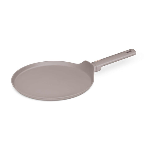  BH/8086, Sartén para panqueques de 28 cm, color topo mate, sartén para panqueques de 28 cm, sartén para panqueques, utensilios de cocina, cocina, sartenes, sartén para crepes/panqueques