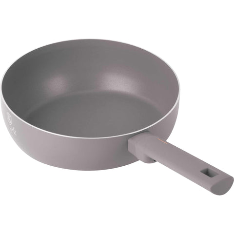 sartén, sartén abatible, sartén, utensilios de cocina, cocinar, sartén abatible de 26 cm, gris topo mate, NUEVO, BH/8089