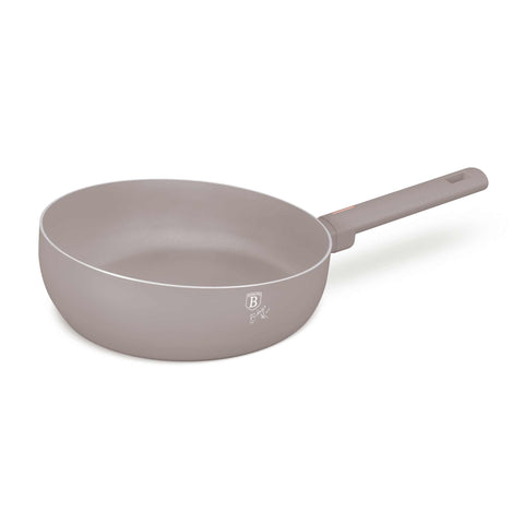  BH/8089, Sartén plegable de 26 cm, color topo mate, sartén plegable de 26 cm, sartén, sartén plegable, sartén, utensilios de cocina, cocina, sartenes, sartén doble