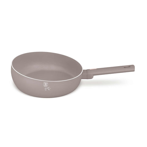 BH/8089, Sartén plegable de 26 cm, color topo mate, sartén plegable de 26 cm, sartén, sartén plegable, sartén, utensilios de cocina, cocina, sartenes, sartén doble