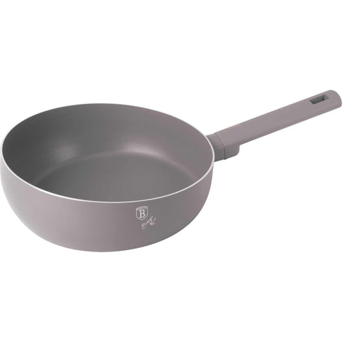 sartén, sartén abatible, sartén, utensilios de cocina, cocinar, sartén abatible de 26 cm, gris topo mate, NUEVO, BH/8089