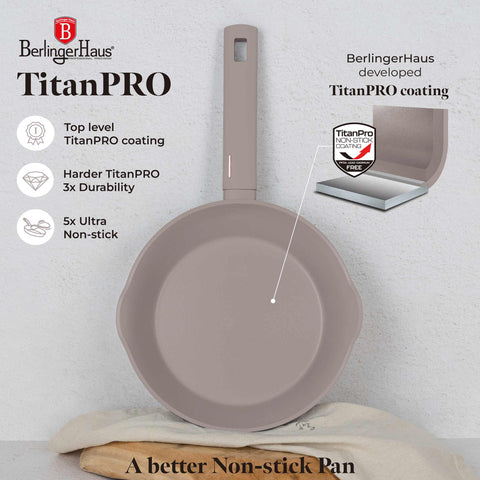  BH/8090, Sartén honda con 2 bocas 24cm, Topo Mate, Sartén honda 24 cm, Sartén, Sartén honda, Sartén, Batería de cocina, Cocina, Sartenes