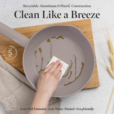  BH/8090, Sartén honda con 2 bocas 24cm, Topo Mate, Sartén honda 24 cm, Sartén, Sartén honda, Sartén, Batería de cocina, Cocina, Sartenes