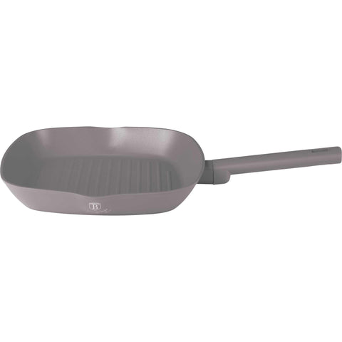 sartén, sartén para freír, sartén para parrilla, sartén para parrilla con tapa, batería de cocina, cocinar,sartén para parrilla de 28 cm con tapa,topo mate,NUEVO,BH/8097