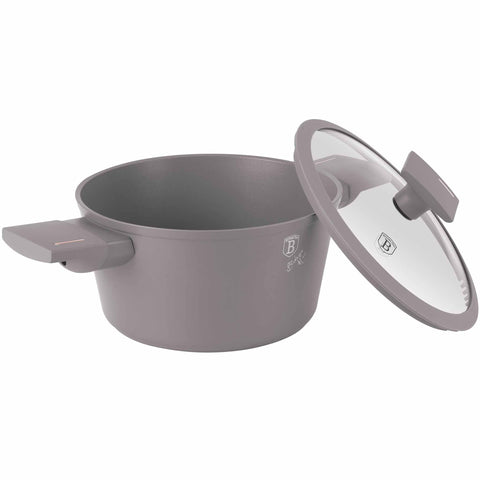 Cacerola, olla, cacerola con tapa, batería de cocina, cocinar,cacerola de 20 cm,topo mate,NUEVO,BH/8100