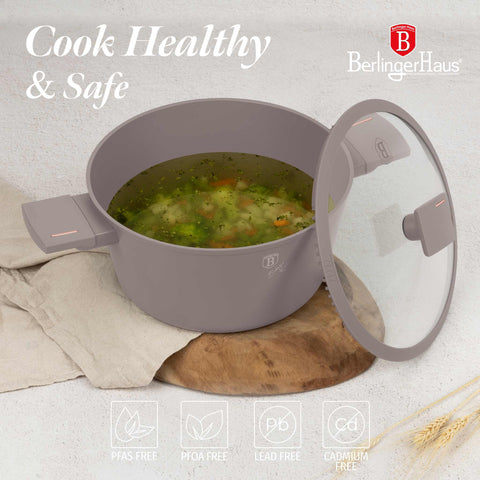 BH/8101,BH/8101N,Cacerola con tapa 24cm,Topo mate,cacerola 24 cm,cacerola,olla,cacerola con tapa,batería de cocina,cocina,ollas y cazuelas