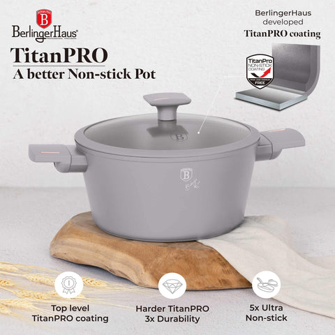  BH/8101,BH/8101N,Cacerola con tapa 24cm,Topo mate,cacerola 24 cm,cacerola,olla,cacerola con tapa,batería de cocina,cocina,ollas y cazuelas