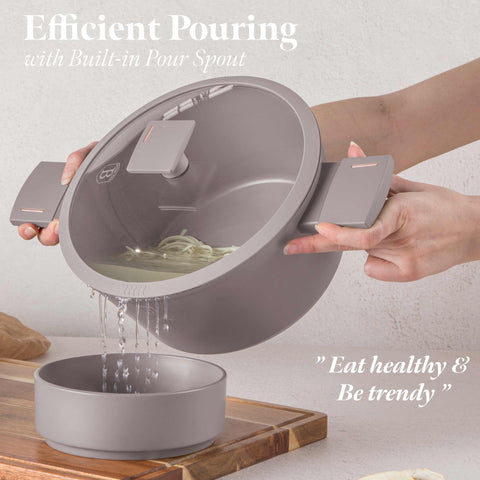 BH/8101,BH/8101N,Cacerola con tapa 24cm,Topo mate,cacerola 24 cm,cacerola,olla,cacerola con tapa,batería de cocina,cocina,ollas y cazuelas