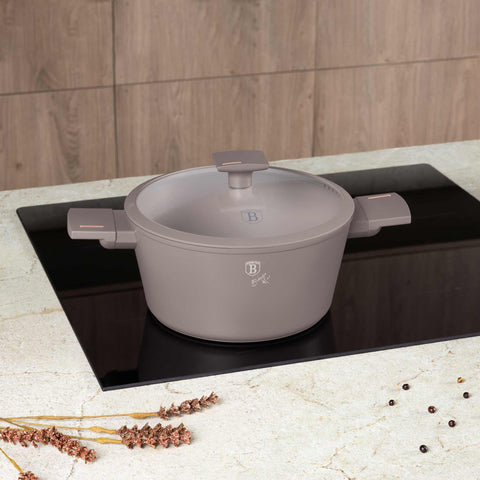 BH/8101,BH/8101N,Cacerola con tapa 24cm,Topo mate,cacerola 24 cm,cacerola,olla,cacerola con tapa,batería de cocina,cocina,ollas y cazuelas