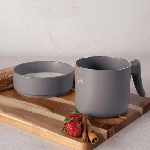  BH/8105, Lechera 1,2L, Gris topo mate, Lechera, Calientaleche, Ollas y cazuelas