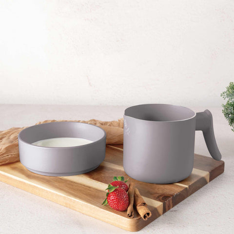  BH/8105, Lechera 1,2L, Gris topo mate, Lechera, Calientaleche, Ollas y cazuelas