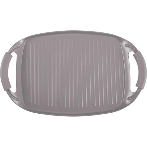  BH/8107, Plancha para asar 47cm, Color topo mate, plancha para asar, asar, mango de silicona, Sartenes, Sartén para asar