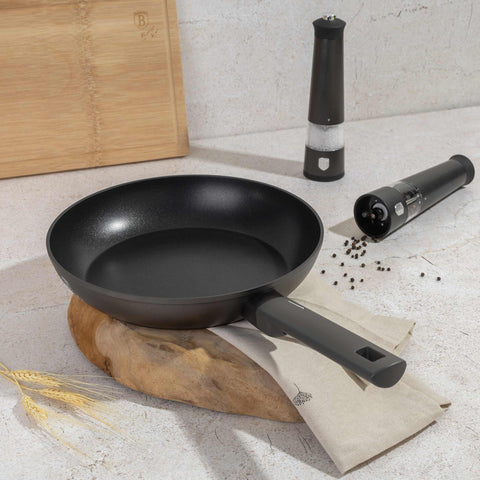 sartén, sartén, batería de cocina, cocinar,sartén 28 cm,antracita mate,NUEVO,BH/8114