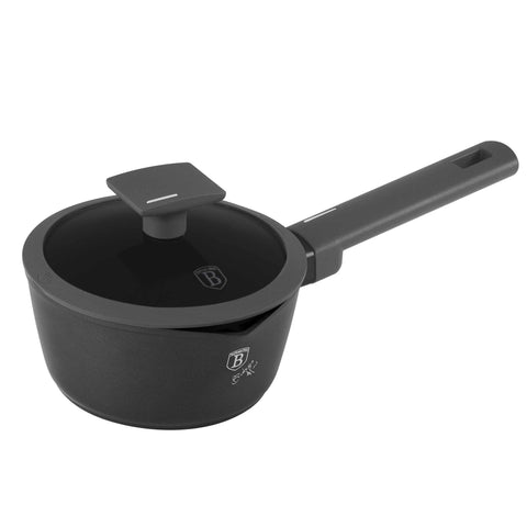 cacerola, cacerola con tapa, batería de cocina, cocinar,cacerola de 16 cm,antracita mate,NUEVO,BH/8118