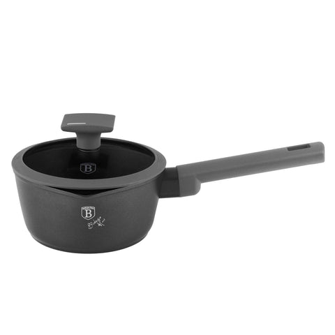 cacerola, cacerola con tapa, batería de cocina, cocinar,cacerola de 16 cm,antracita mate,NUEVO,BH/8118