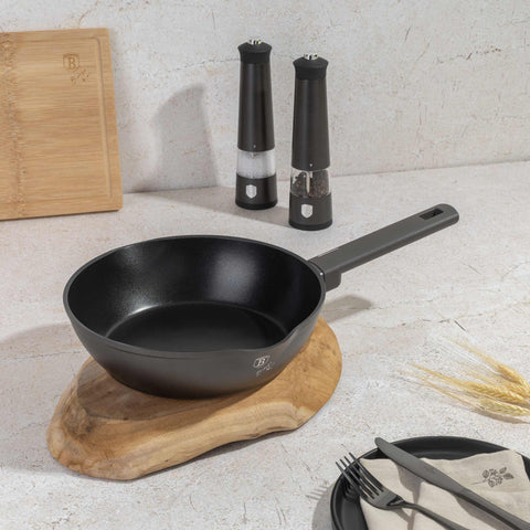 sartén, sartén honda, sartén, batería de cocina, cocinar,sartén honda 24 cm,antracita mate,NUEVO,BH/8120