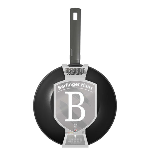  BH/8123, Wok 28cm, Antracita Mate, Wok 28 cm, Wok, Batería de cocina, Cocina, Sartenes
