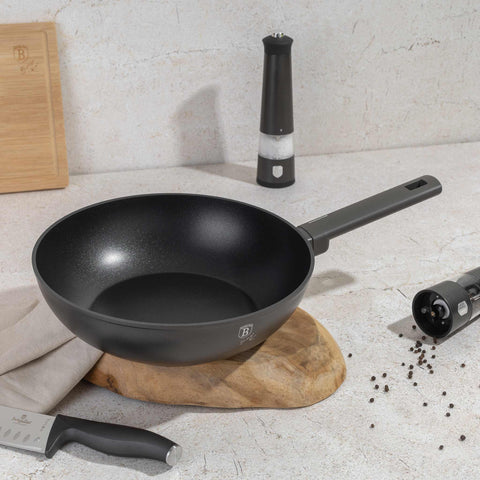 wok, utensilios de cocina, cocinar,wok 28 cm,antracita mate,NUEVO,BH/8123