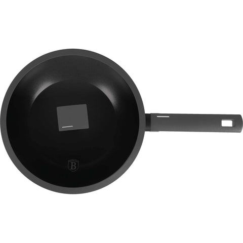 wok, wok con tapa, batería de cocina, cocinar,wok 28 cm,antracita mate,NUEVO,BH/8124