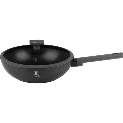  BH/8124, Wok con tapa 28cm, Antracita Mate, Wok 28 cm con tapa, Wok, Wok con tapa, Batería de cocina, Cocinar, Sartenes