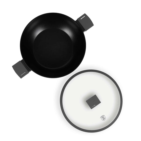  BH/8125, Wok con tapa 30cm, Antracita Mate, Wok 30 cm con tapa, Wok, Wok con tapa, Batería de cocina, Cocinar, Sartenes