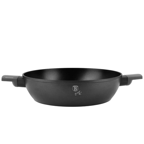 BH/8129, Olla baja con tapa 30cm, Antracita mate, Olla baja 30 cm, Olla baja, Olla baja con tapa, Olla, Batería de cocina, Cocina, Ollas y cazuelas