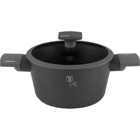  BH/8130,BH/8130N,Cacerola con tapa 20cm,Antracita mate,cacerola 20 cm,cacerola,olla,cacerola con tapa,batería de cocina,cocina,ollas y cazuelas