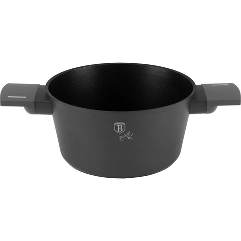 Cacerola, olla, cacerola con tapa, batería de cocina, cocinar,cacerola 20 cm,antracita mate,NUEVA,BH/8130