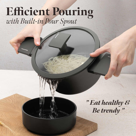  BH/8130,BH/8130N,Cacerola con tapa 20cm,Antracita mate,cacerola 20 cm,cacerola,olla,cacerola con tapa,batería de cocina,cocina,ollas y cazuelas