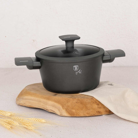  BH/8130,BH/8130N,Cacerola con tapa 20cm,Antracita mate,cacerola 20 cm,cacerola,olla,cacerola con tapa,batería de cocina,cocina,ollas y cazuelas
