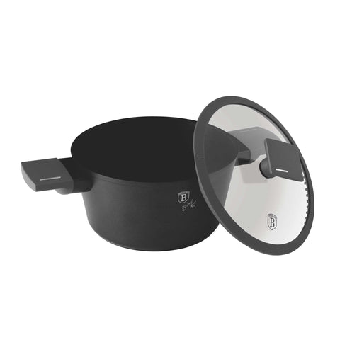 BH/8130N,BH/8130,Cacerola con tapa 20cm,Antracita mate,cacerola 20 cm,cacerola,olla,cacerola con tapa,batería de cocina,cocina,Ollas y cazuelas