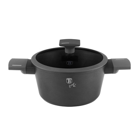 Anthracite Collection, antracita mate, batería de cocina, BH/8130, BH/8130N, cacerola 20 cm, cacerola con tapa, Cacerola con tapa 20cm, Casserole, cazuela, cocinar, Colección Antracita, olla, pot, Pots & Csseroles