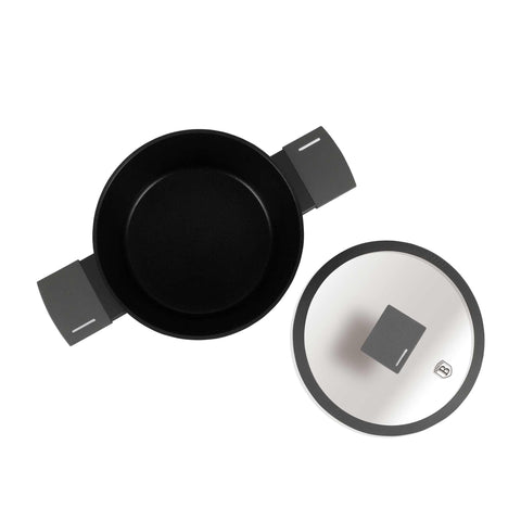  BH/8130N,BH/8130,Cacerola con tapa 20cm,Antracita mate,cacerola 20 cm,cacerola,olla,cacerola con tapa,batería de cocina,cocina,Ollas y cazuelas