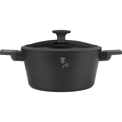  BH/8131,BL-3976,BH/8131N,Cacerola con tapa 24cm,Antracita mate,cacerola 24 cm,cacerola,olla,cacerola con tapa,batería de cocina,cocina,Ollas y cazuelas
