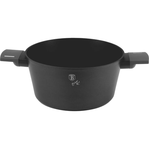 Cacerola, olla, cacerola con tapa, batería de cocina, cocinar,cacerola 24 cm,antracita mate,NUEVO,BH/8131