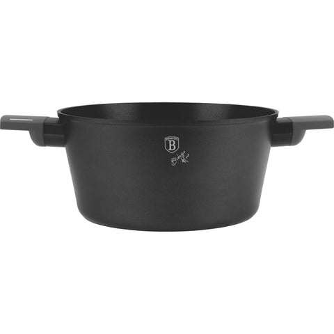 Cacerola, olla, cacerola con tapa, batería de cocina, cocinar,cacerola 24 cm,antracita mate,NUEVO,BH/8131