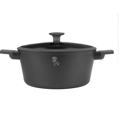 Cacerola, olla, cacerola con tapa, batería de cocina, cocinar,cacerola 28 cm,antracita mate,NUEVO,BH/8132