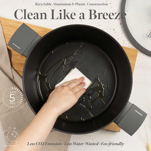  BH/8132,BH/8132N,Cacerola con tapa 28cm,Antracita mate,cacerola 28 cm,cacerola,olla,cacerola con tapa,batería de cocina,cocina,Ollas y cazuelas