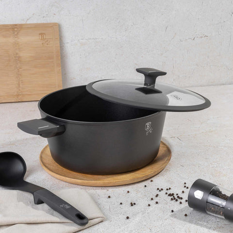  BH/8132,BH/8132N,Cacerola con tapa 28cm,Antracita mate,cacerola 28 cm,cacerola,olla,cacerola con tapa,batería de cocina,cocina,Ollas y cazuelas