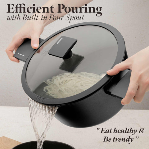  BH/8132N,BH/8132,Cacerola con tapa 28cm,Antracita mate,cacerola 28 cm,cacerola,olla,cacerola con tapa,batería de cocina,cocina,Ollas y cazuelas