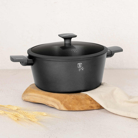  BH/8132N,BH/8132,Cacerola con tapa 28cm,Antracita mate,cacerola 28 cm,cacerola,olla,cacerola con tapa,batería de cocina,cocina,Ollas y cazuelas